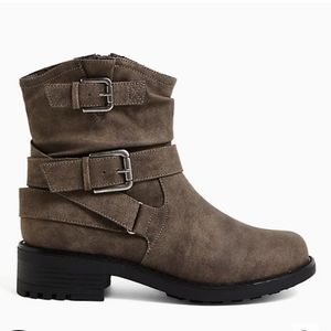 Torrid Double buckle moto boot NIB